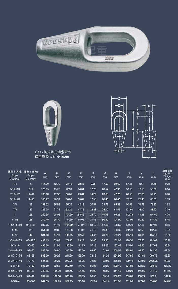 闭口索节